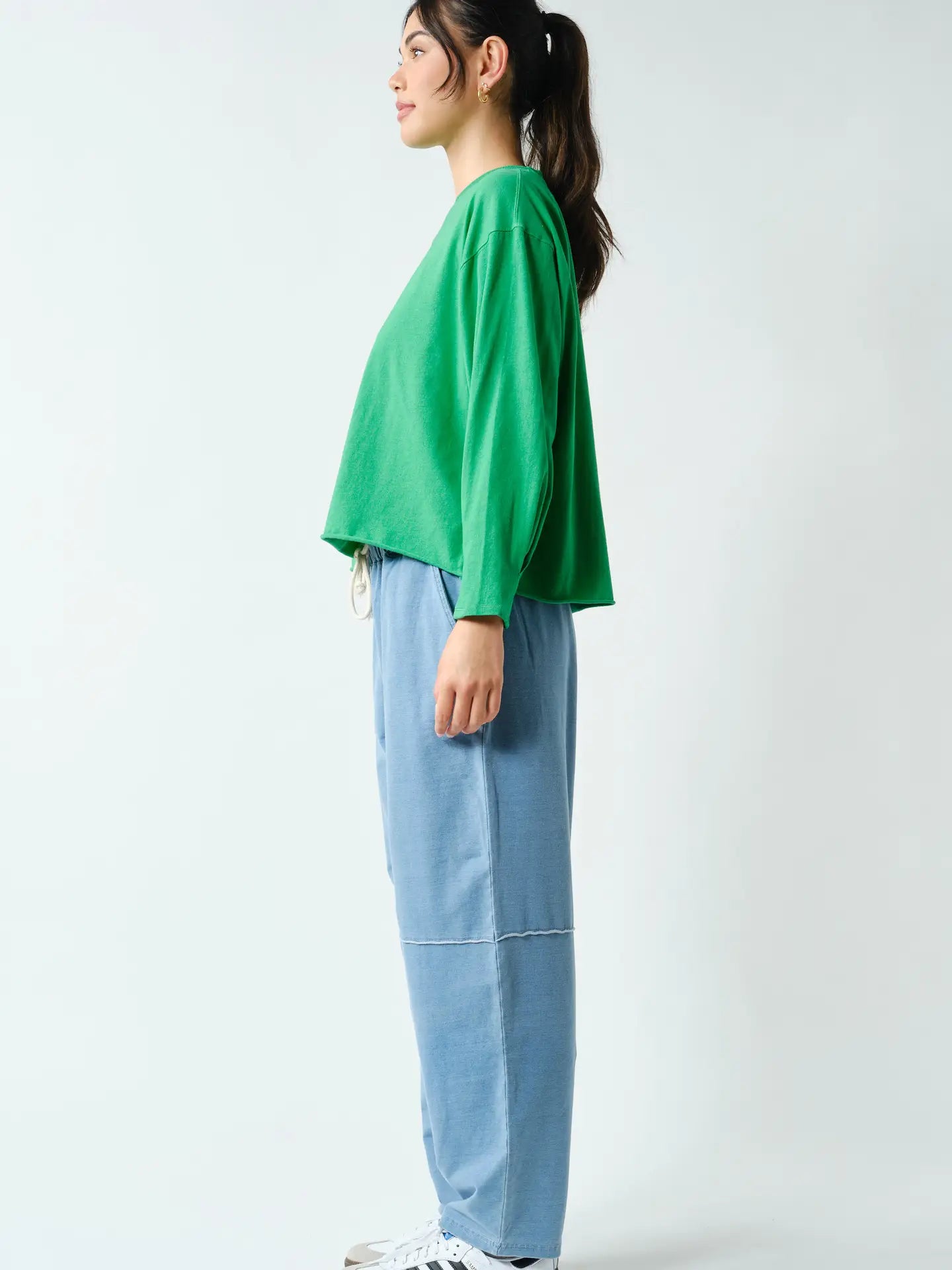 Green Pop Pima Cotton Mineral Luxe Tee