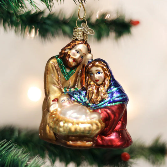 Old World Holy Family Ornament