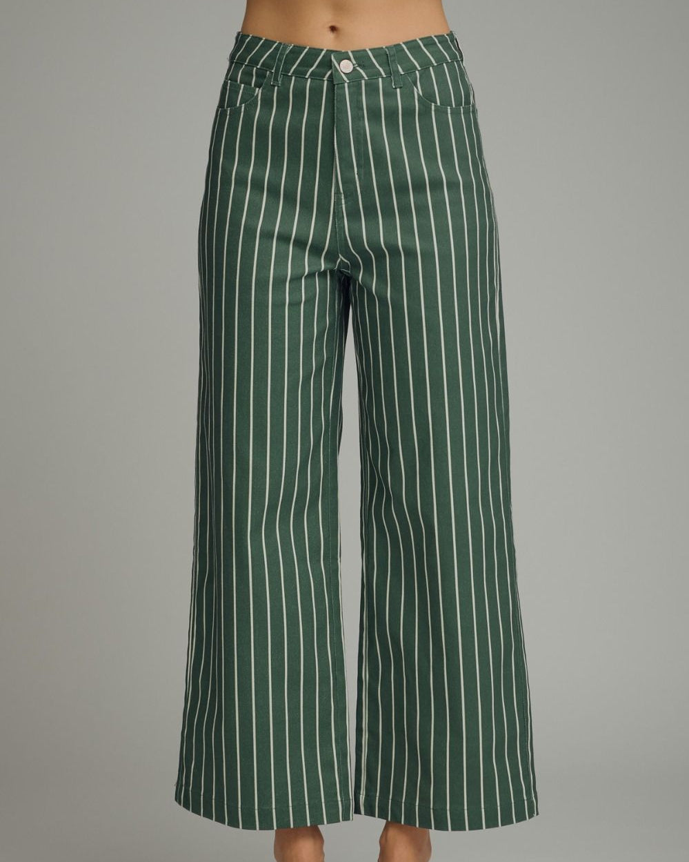 Hunter Green Stripe Pant