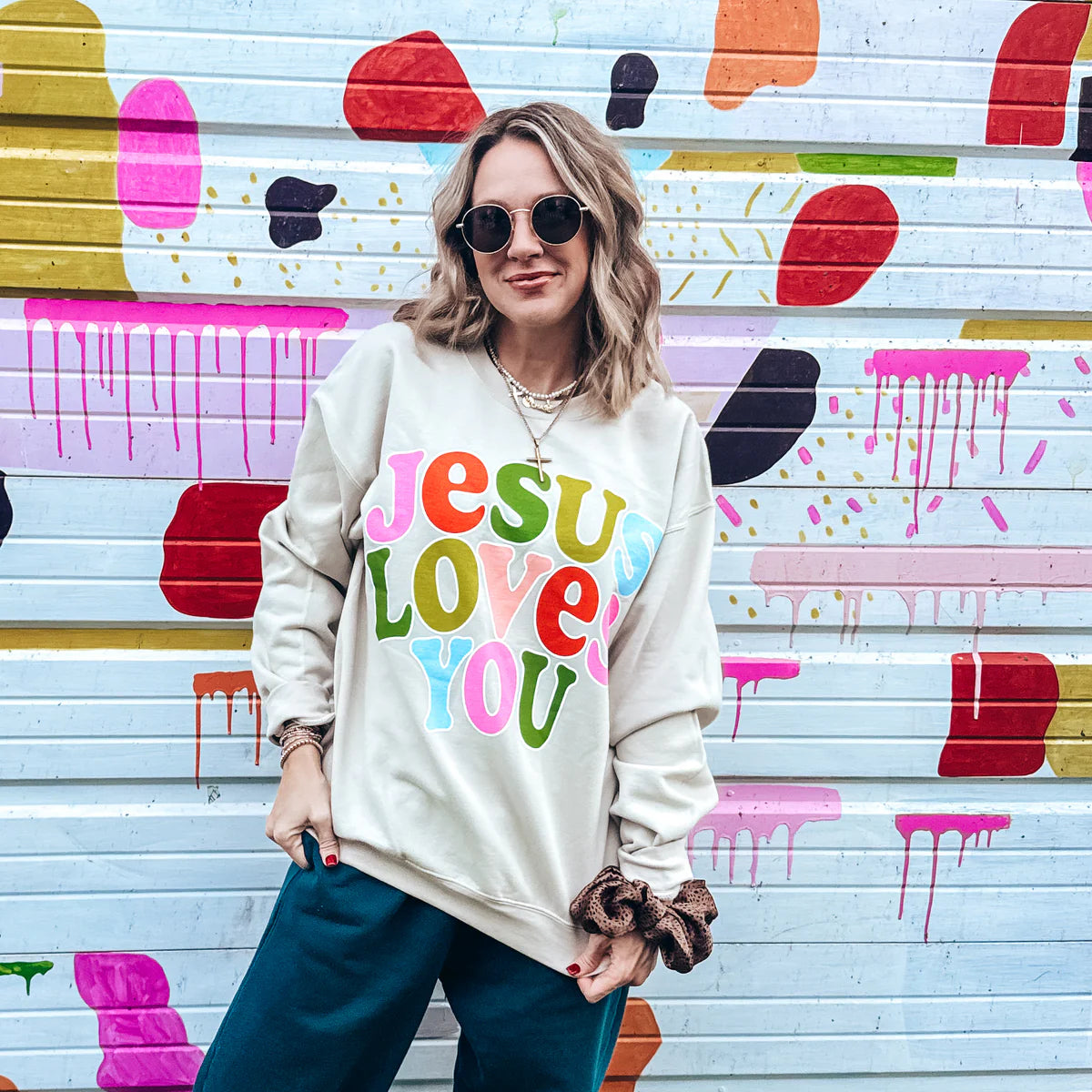 Jesus Loves You sweatshirt