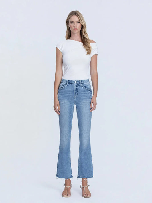 Vervet High Rise Medium Wash Kick Flare Jeans