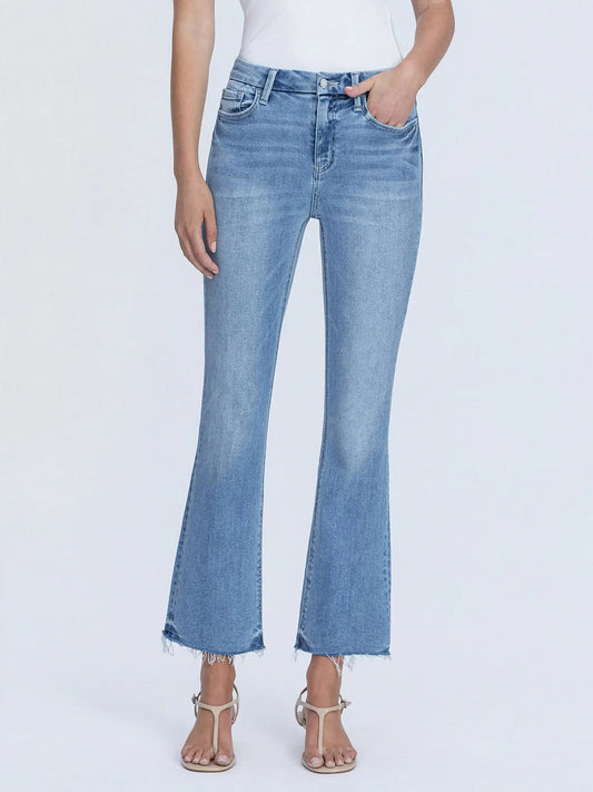 Vervet High Rise Medium Wash Kick Flare Jeans