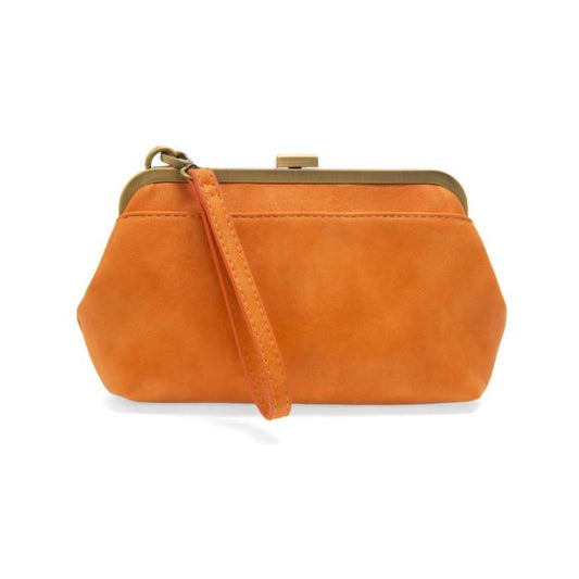 Vivie Frame Lock Convertible Crossbody/Wristlet