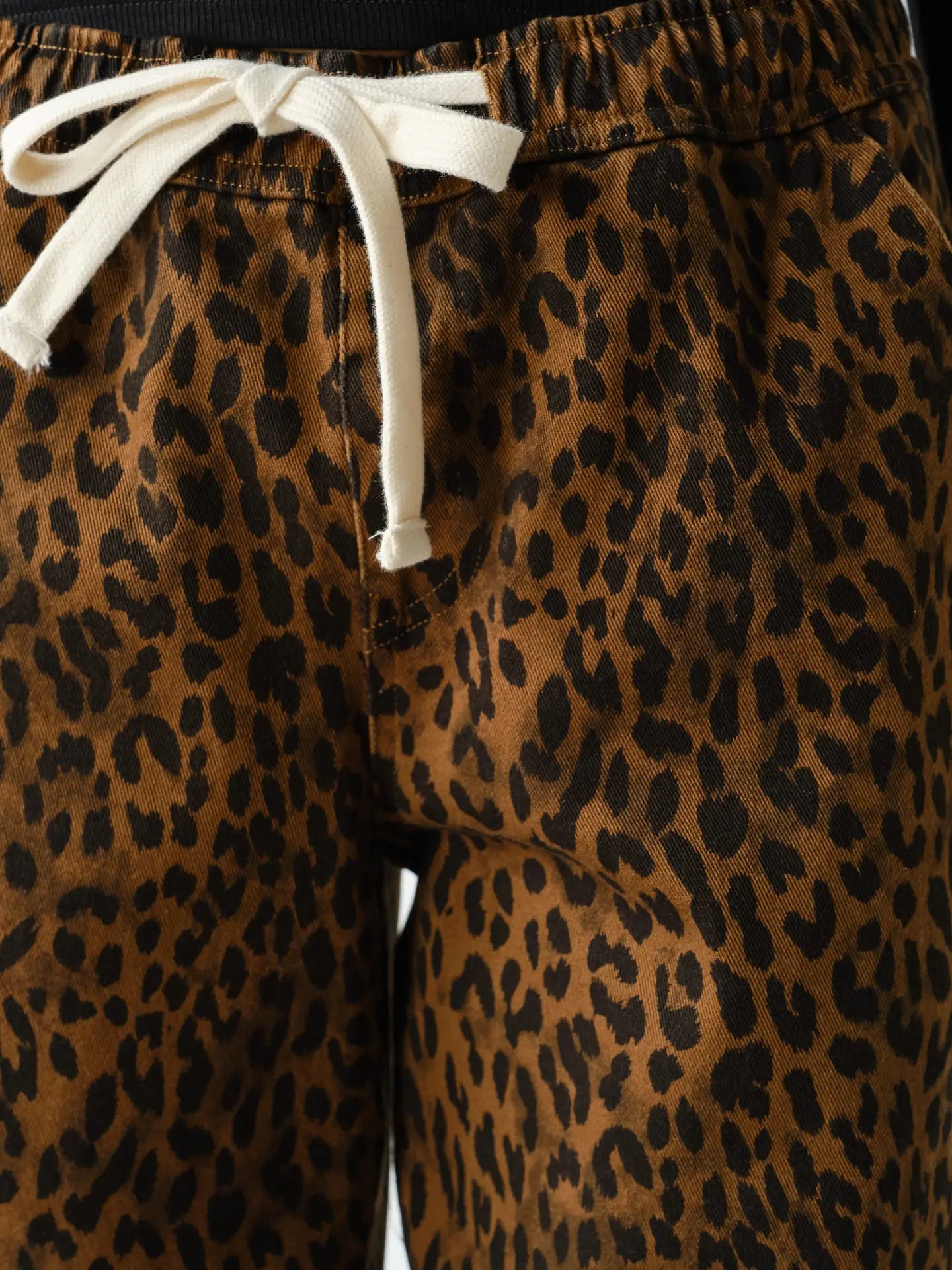 Leopard  Wide-Leg Pants