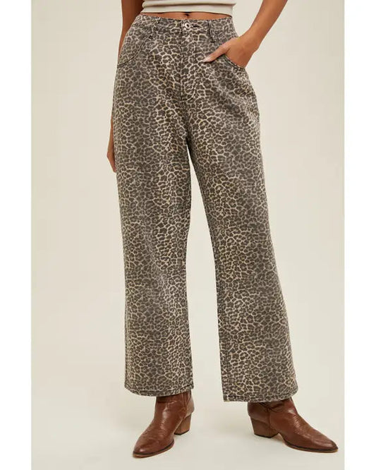 Leopard Jeans