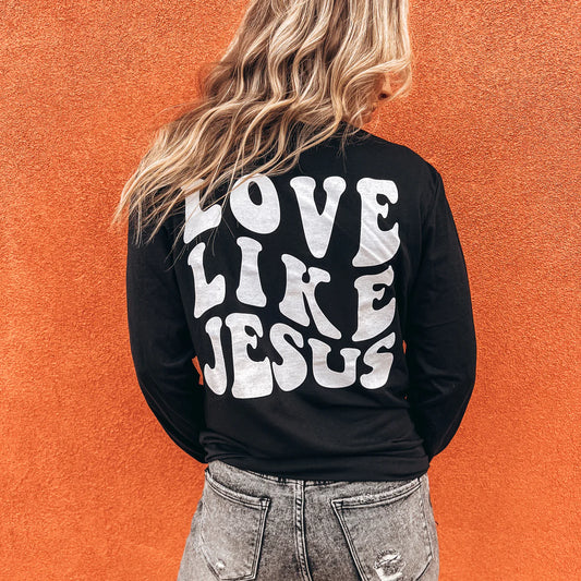Love like Jesus long sleeve tee