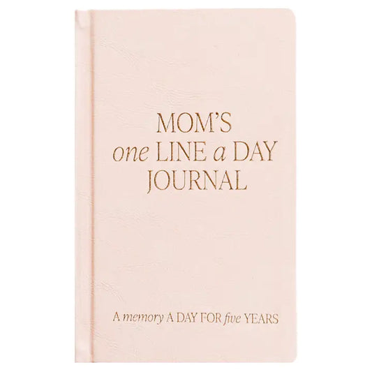 Mom's One Line A Day Leather Journal