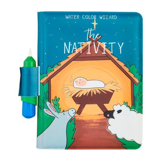 Mud Pie Nativity water color wizard book