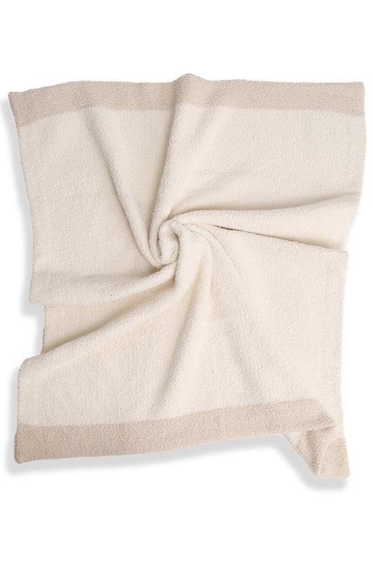 Color Block Kids Soft Throw Blanket (3 color options)