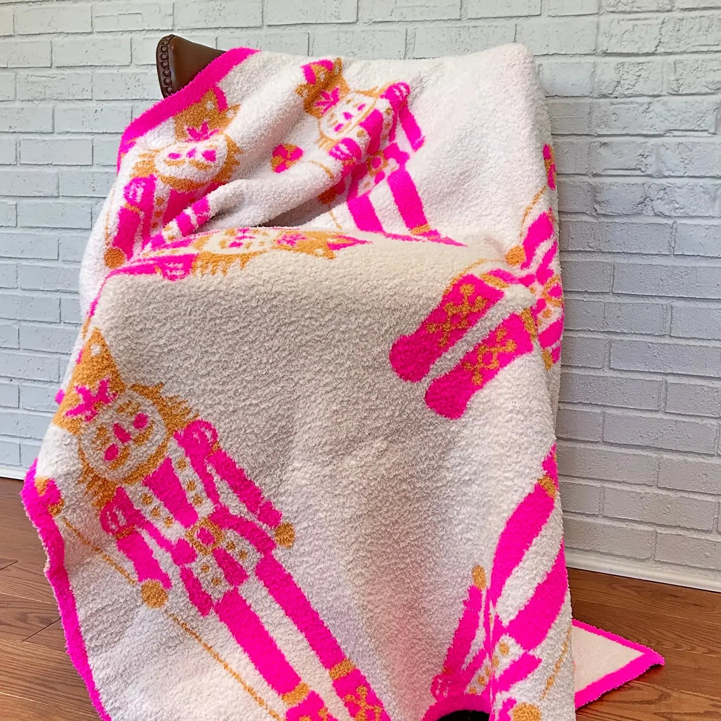 Pink Nutcracker Blanket