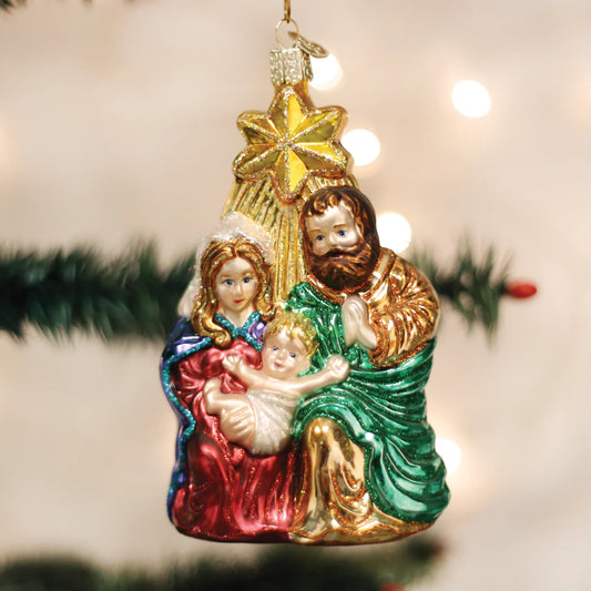 Old World Holy Family With Star