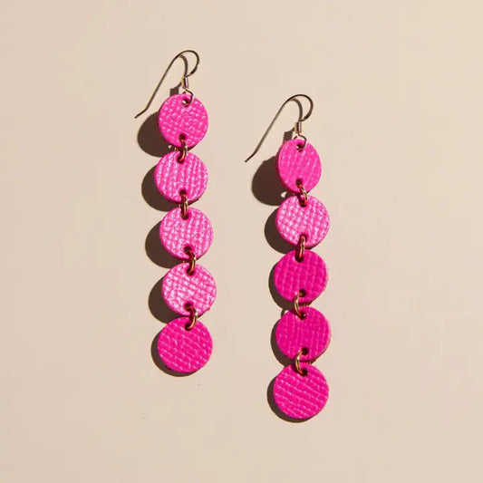 Paradise Pink Sylvies - Nickel & Suede