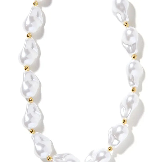 Chunky Pearl Necklace - Lana