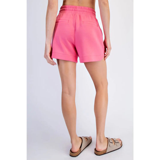Pink Modal Scuba Shorts