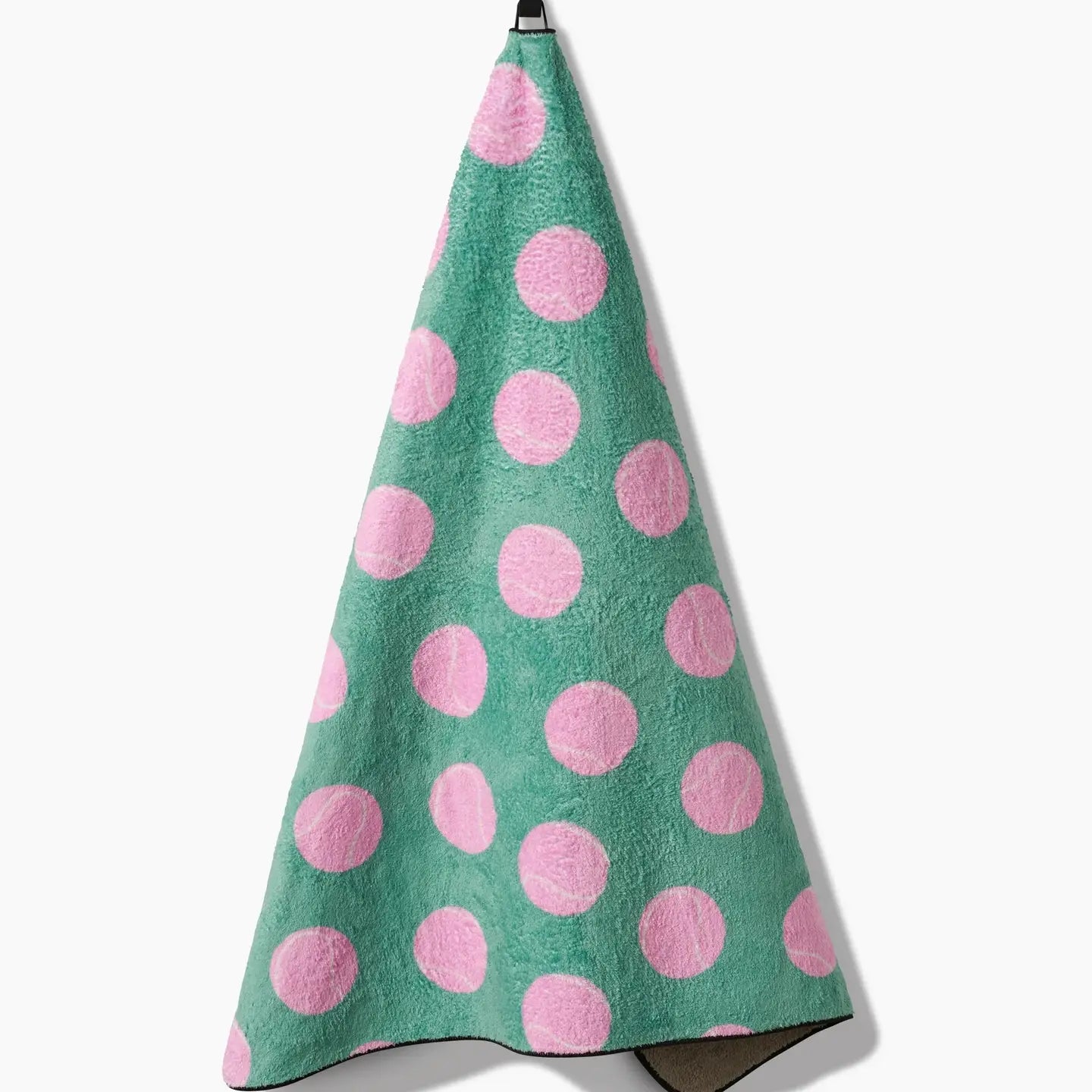 Geometry Pink Ball Plush Towel