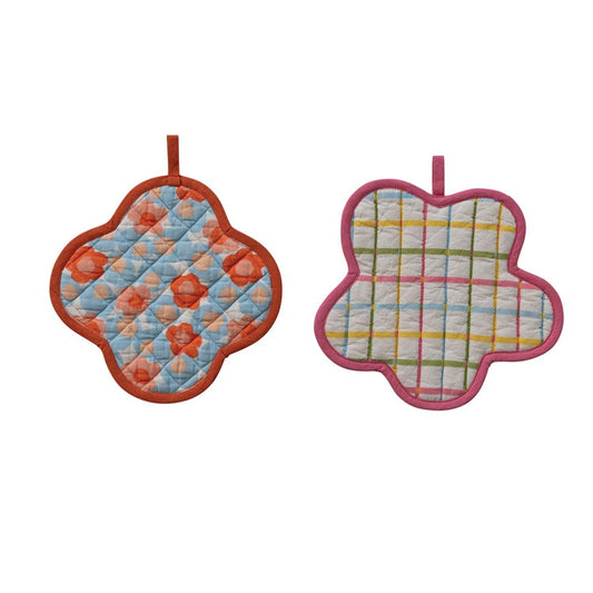 HAZEL MAZEL Cotton Organic Shaped Pot Holder