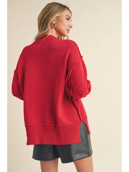 Ina Red Sweater
