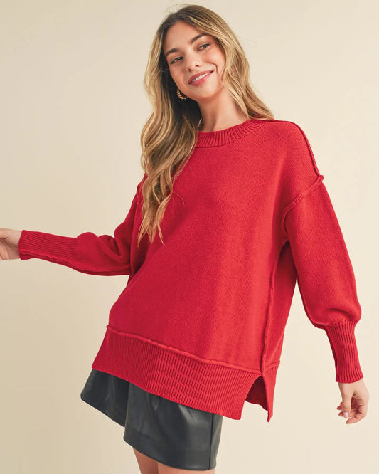 Ina Red Sweater