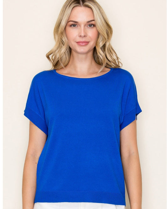Royal Blue Everyday Pullover Sweater