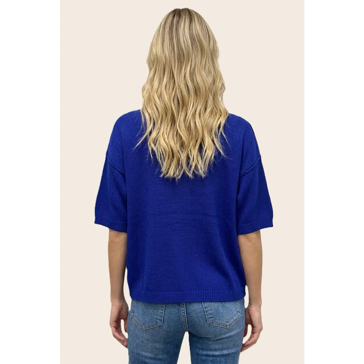 Royal Elbow Sleeve Solid Sweater
