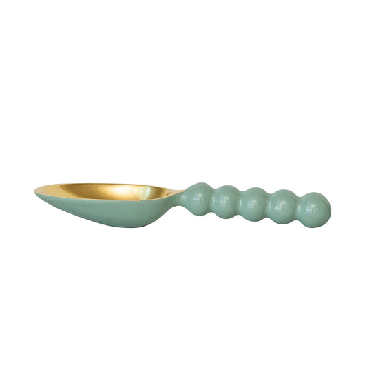 Enameled aluminum scoop
