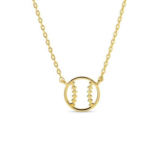 Baseball / Softball Petite Sports Necklace