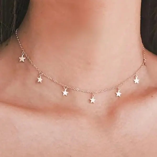 Stainless Steel Tarnish Free Star Necklace