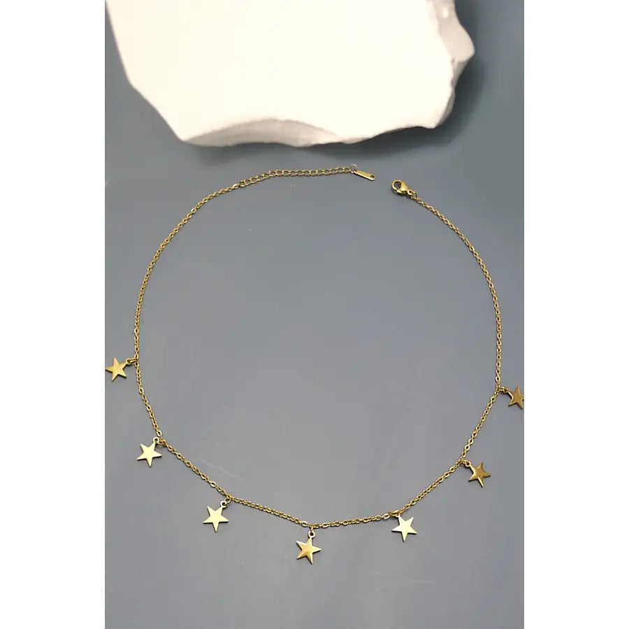 Stainless Steel Tarnish Free Star Necklace