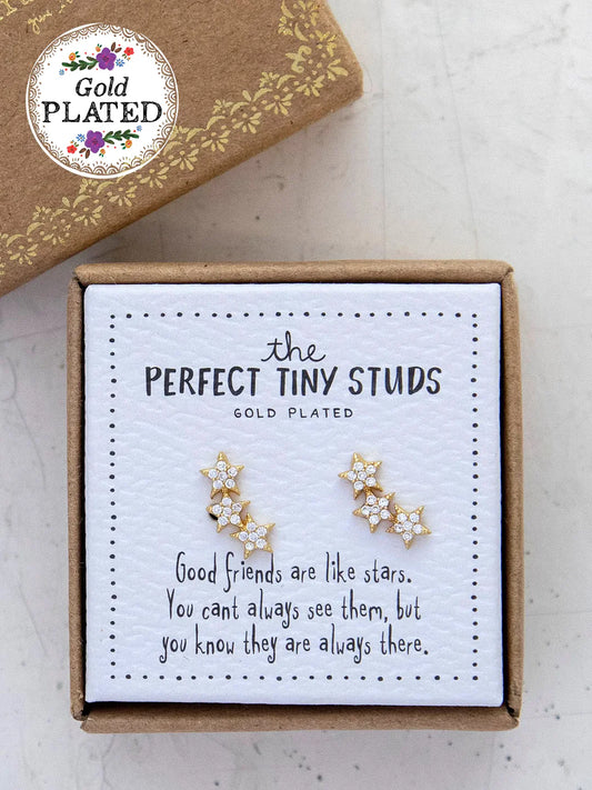 Natural Life Perfect Tiny Star Stud Earrings