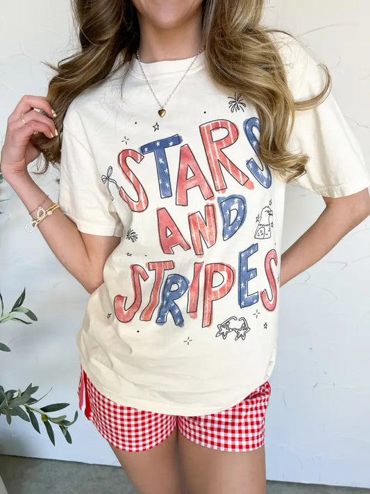 Stars and Stripes Graphic Tee