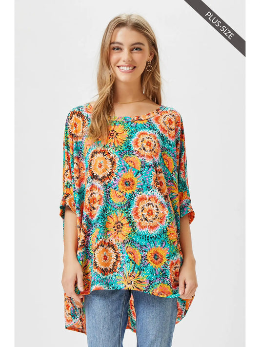 Plus Size Essential Wrinkle Free Tunic Top