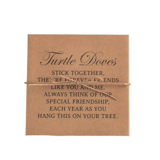 Boxed Turtle Dove Ornament