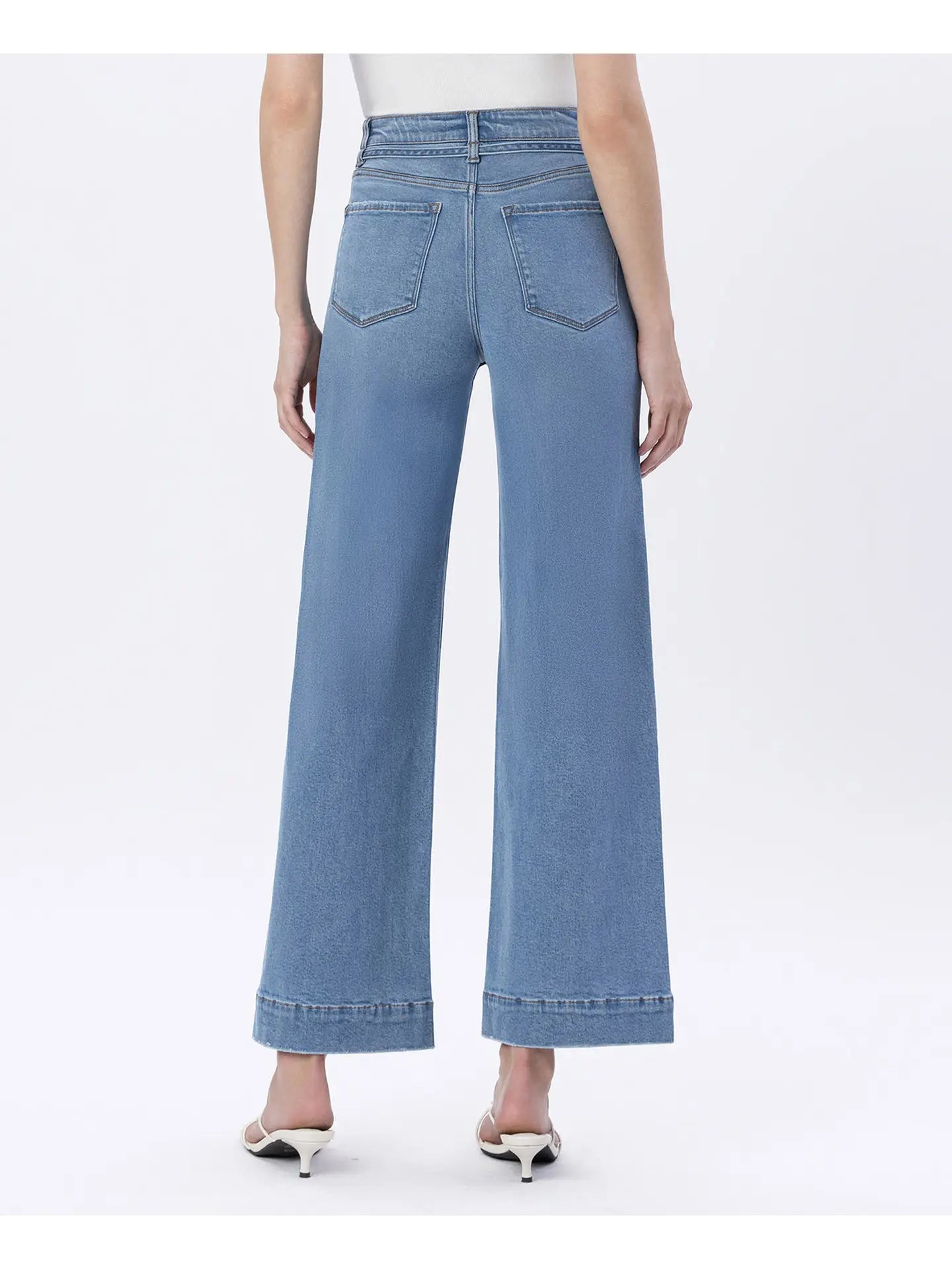 Vervet High Rise Trouser Jean with Tie