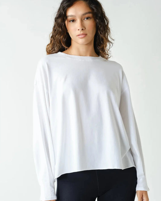 White Pima Cotton Mineral Luxe Tee
