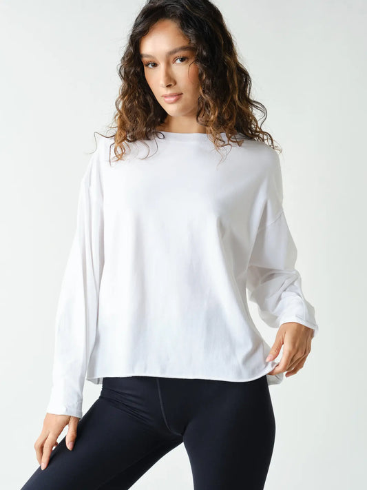 White Pima Cotton Mineral Luxe Tee