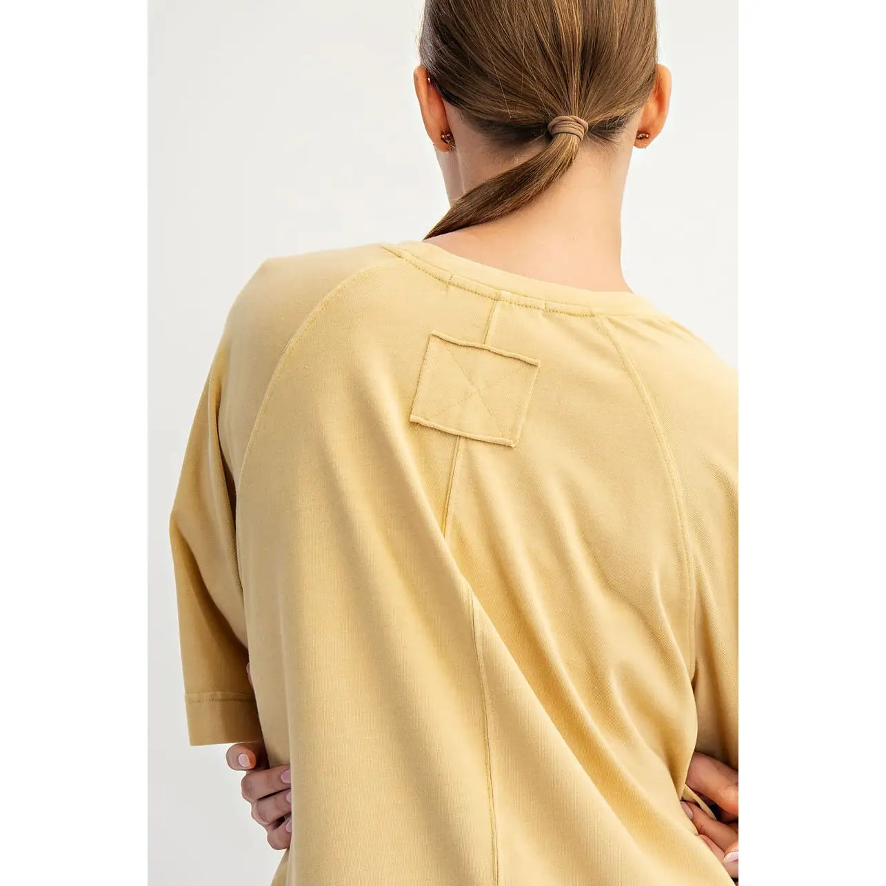 Dandelion Mineral Washed Side Slit Short Set