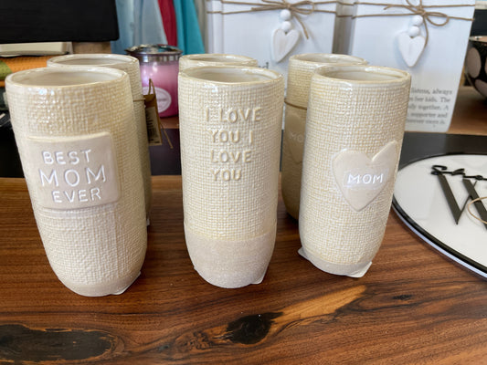 Small MOM vases (3 different options)
