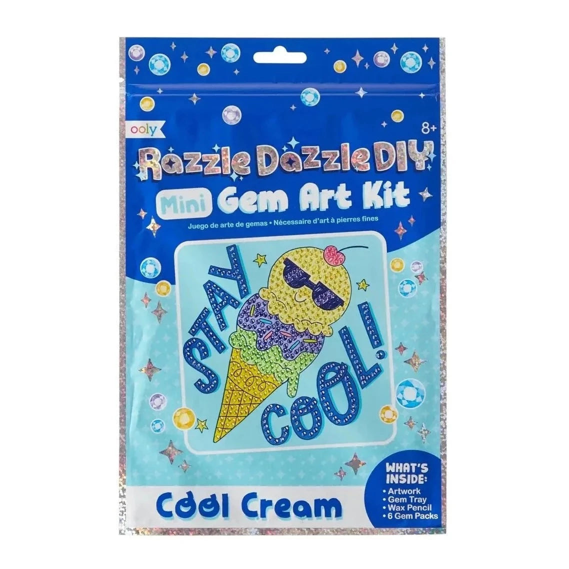 Razzle Dazzle D.I.Y. Mini Gem Art Kit: Cool Cream