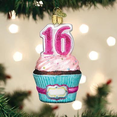 Old world sweet 16 ornament